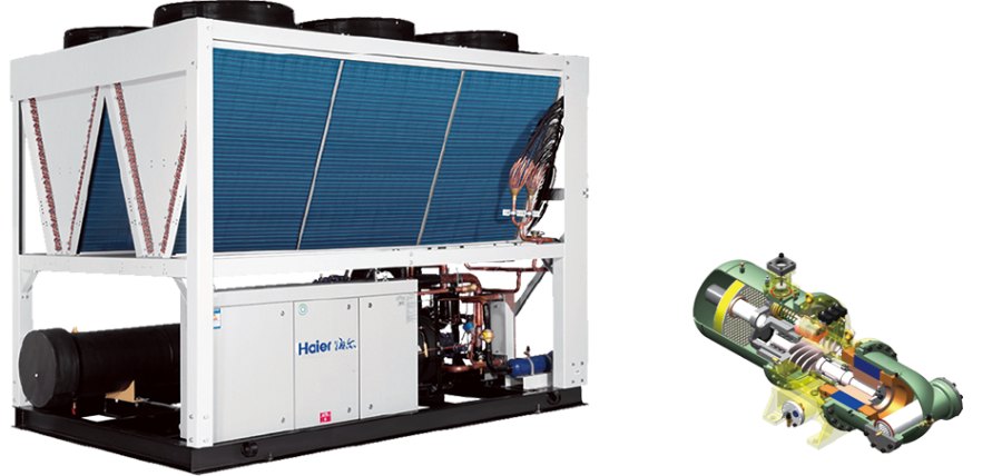 Винтовой чиллер Haier CI0360PANF с воздушным охлаждением