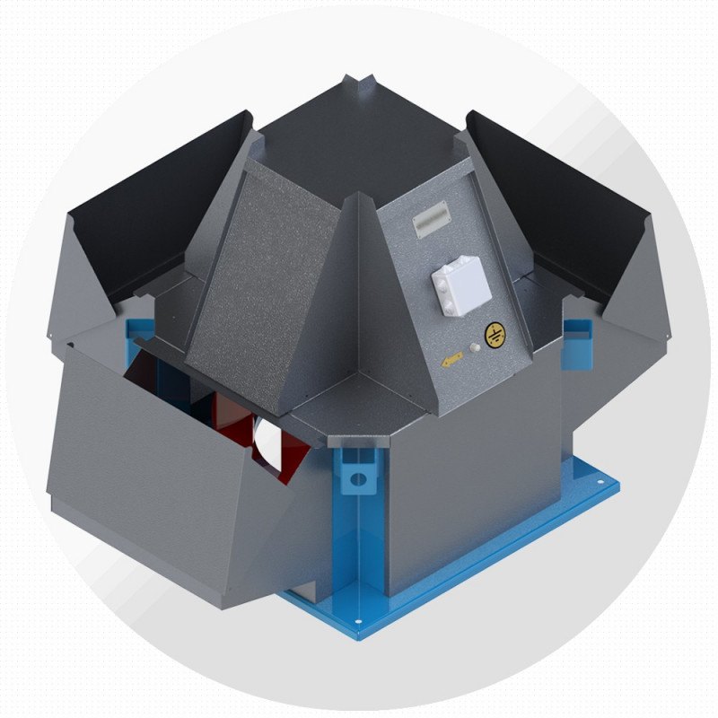 Крышный вентилятор ВКРВ №8, Ø800 мм Крышный вентилятор ВКРВ №8, Ø800 мм