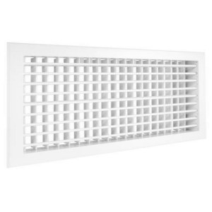Настенная двурядная решётка ZILON 2 WA 200*150