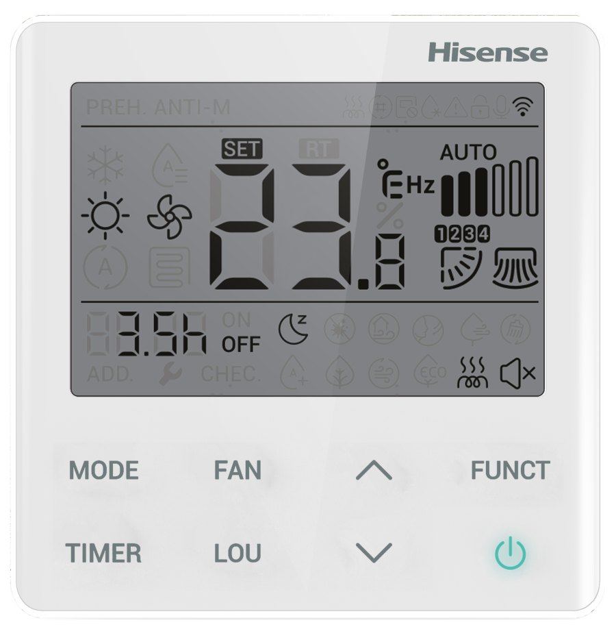Индивидуальный проводной пульт Hisense YXE-E01U(E)