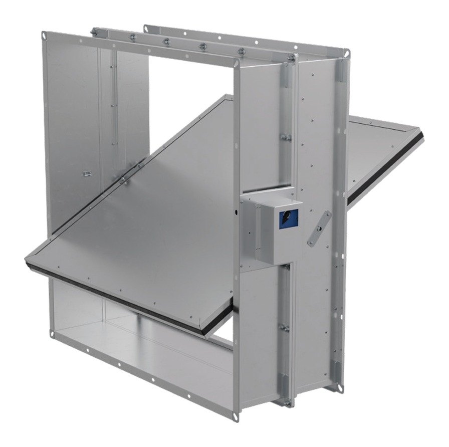 Клапан противопожарный ОЗ-120 400×150 Клапан противопожарный ОЗ-120 400×150
